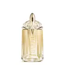 Alien Goddess Parfumflakon auf hellgrauem Hintergrund