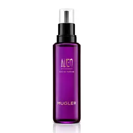 Alien Hypersense Parfum Nachfüllflakon mit schwarzer Pumpe auf weißem Hintergrund